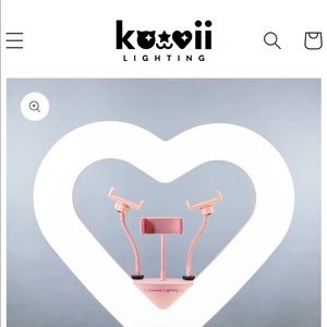 Kawaii Lighting Heart Ring Light RGB 20” Pro